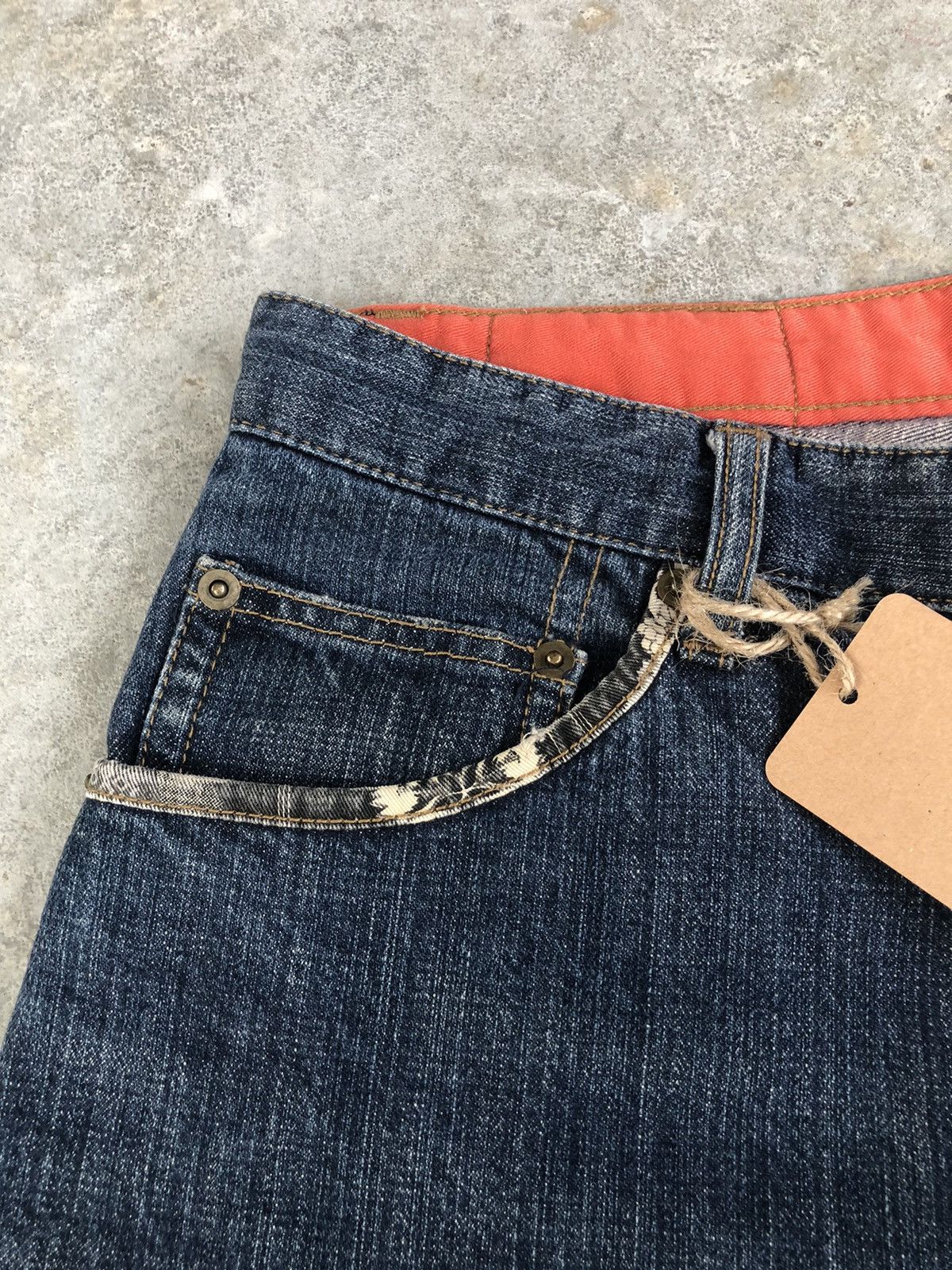 Karakuri Tamashii Karakuri Tamashii Embroidered Jeans Multipocket Size US 33 - 15 Thumbnail