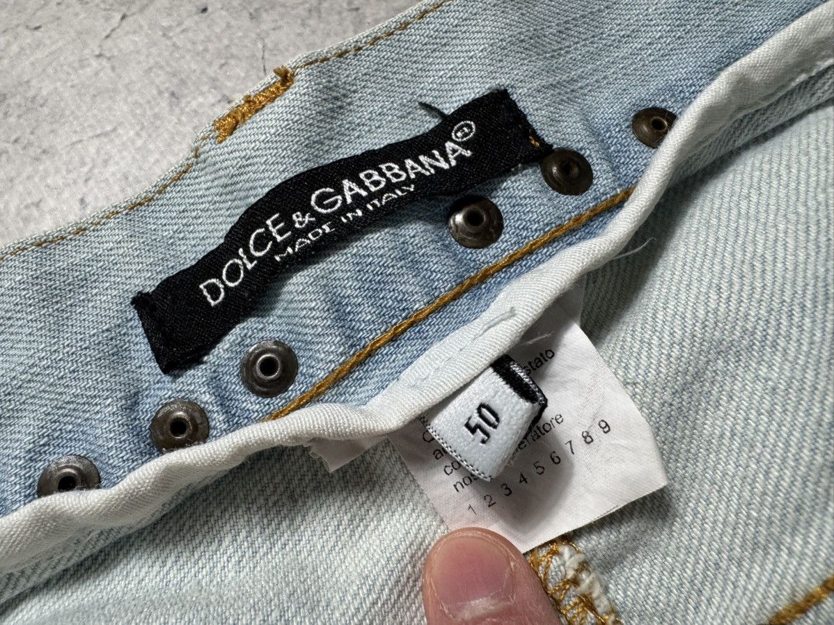 Dolce & Gabbana Dolce & Gabbana Hawaiian Tropical Denim Jeans Size 50 Y2K Size US 34 / EU 50 - 10 Thumbnail