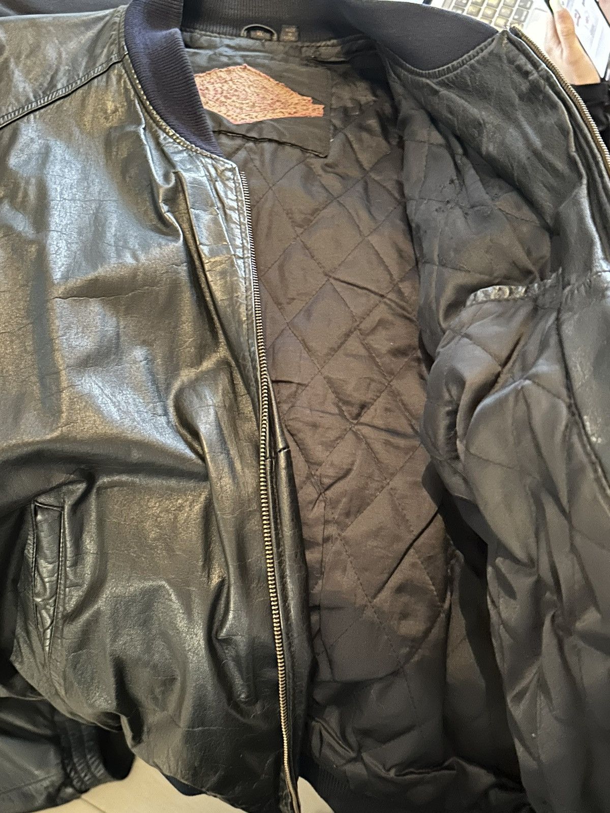 Vintage Leather Bomber Size US XL / EU 56 / 4 - 7 Thumbnail