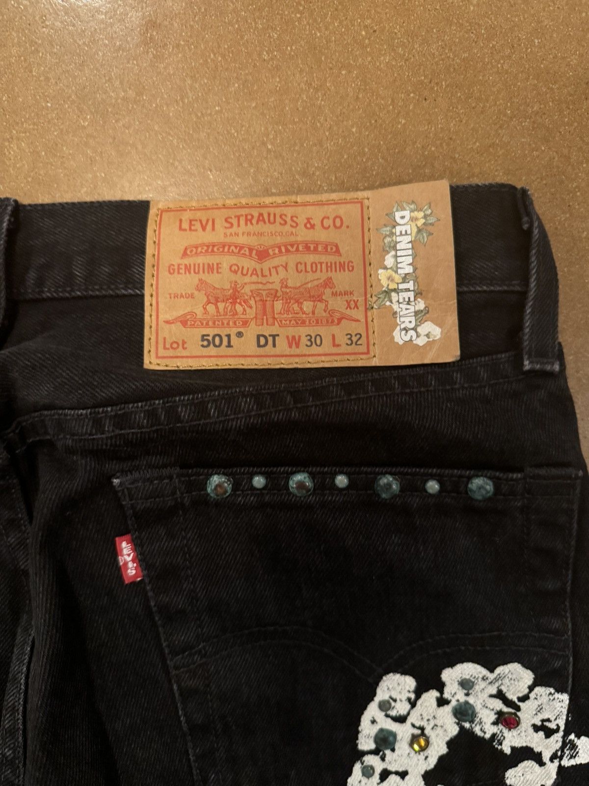 DENIM TEARS Rhinestone denim tears Size US 30 / EU 46 - 3 Thumbnail