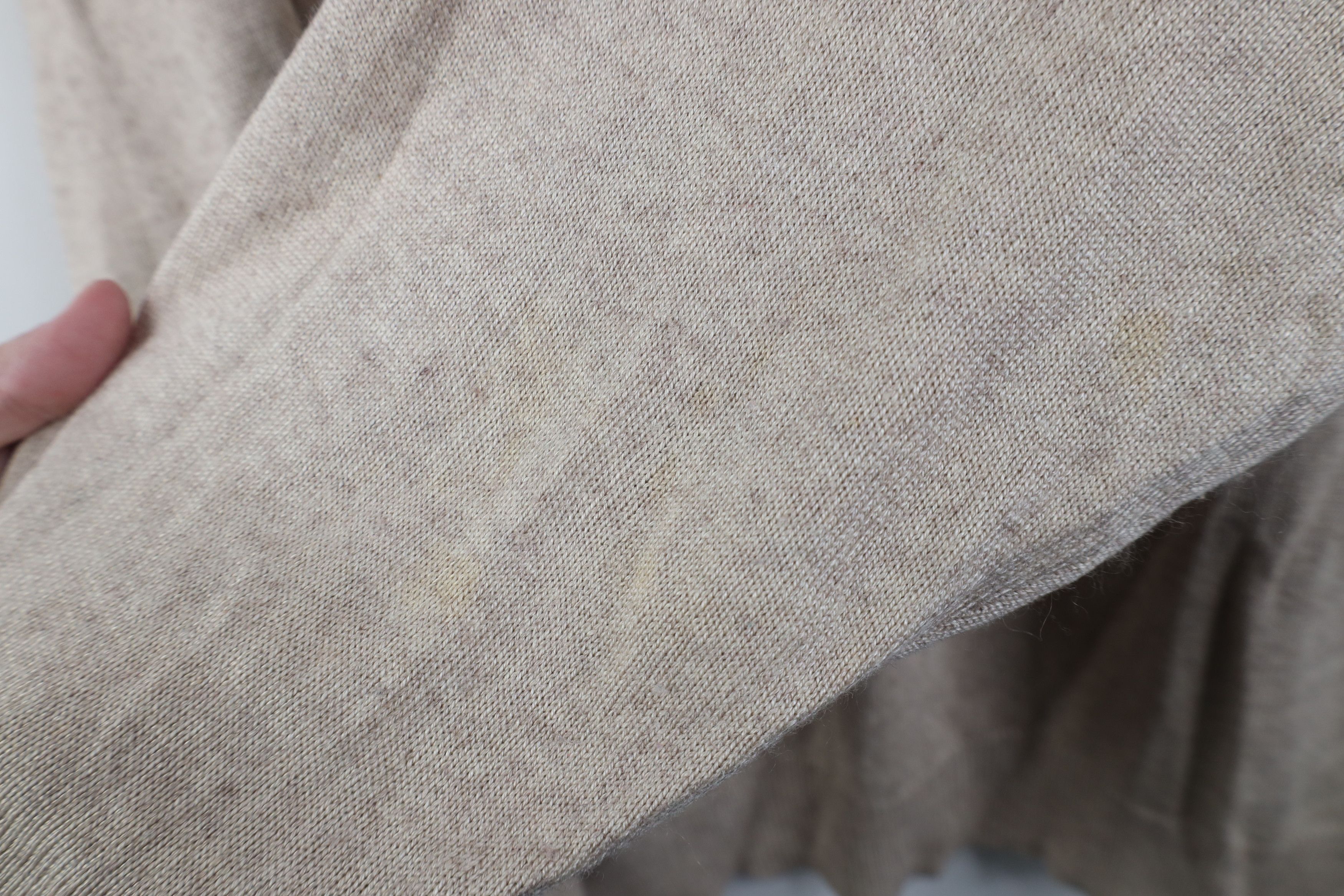 Vintage Vintage 90s Streetwear Silk Cashmere Knit Collared Sweater Size US XL / EU 56 / 4 - 6 Thumbnail