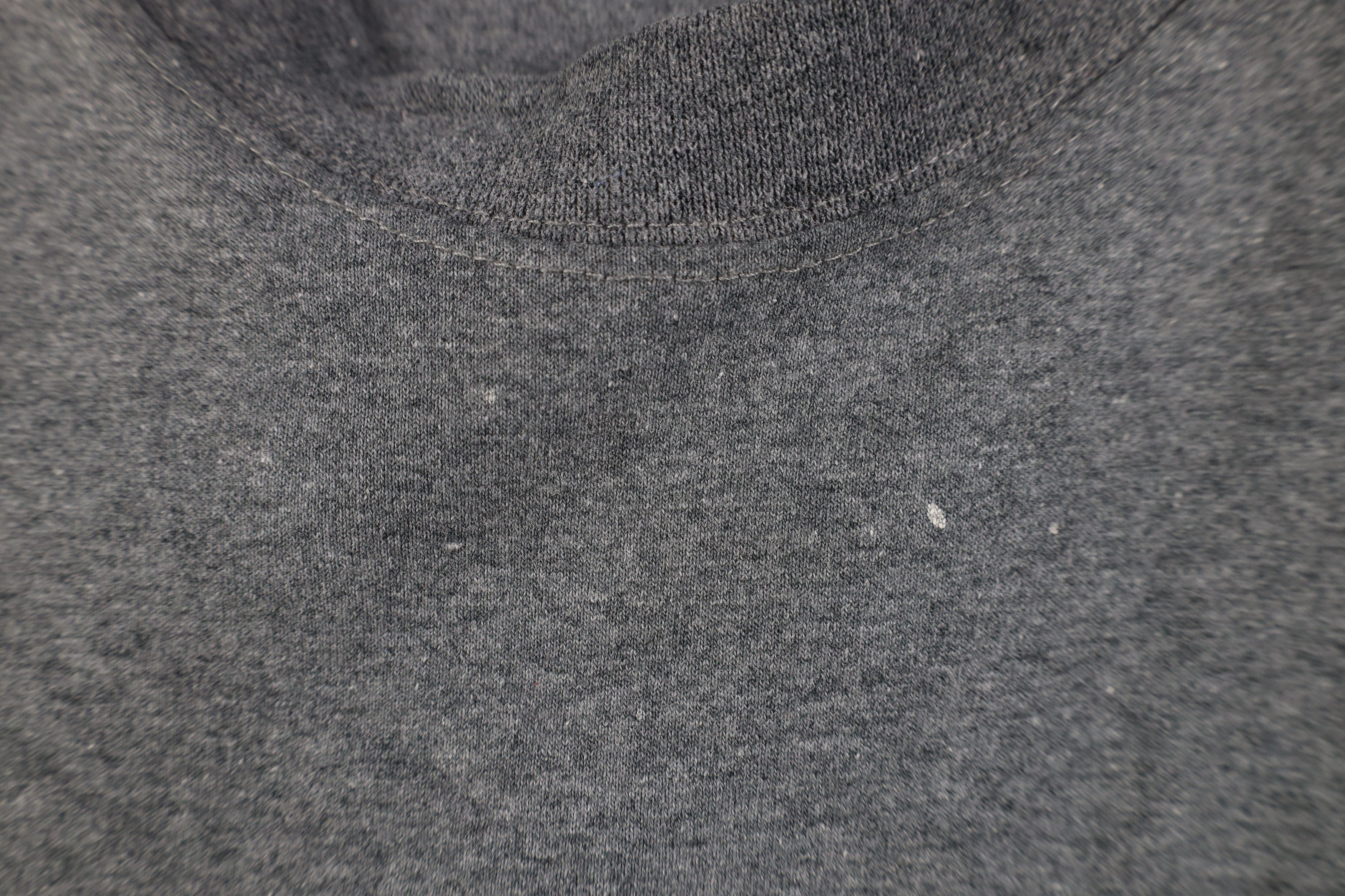 Adidas Vintage 90s Adidas Spell Out Striped T-Shirt Gray USA Size US L / EU 52-54 / 3 - 5 Thumbnail