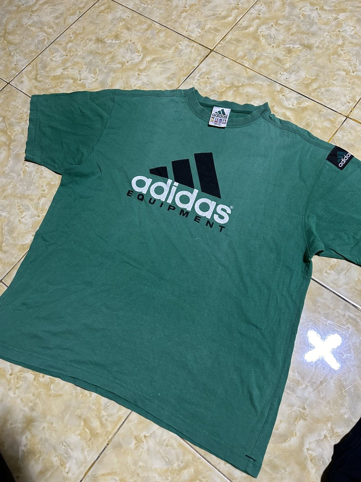 image of 90's Adidas Equipment in Ivy Green, Men's (Size XL)