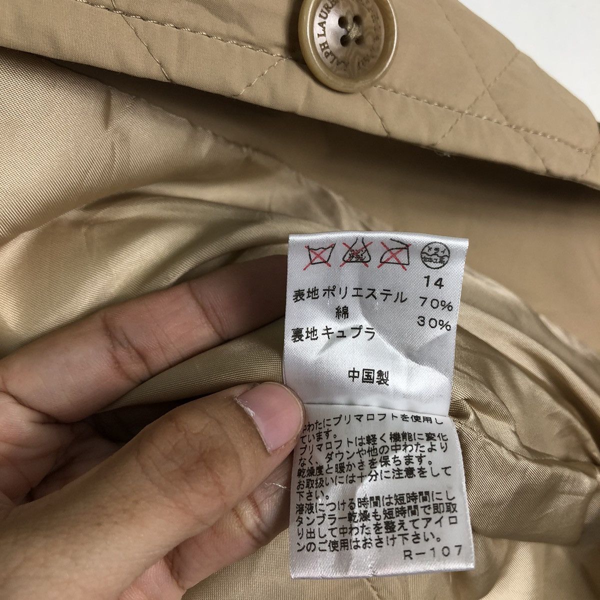 Ralph Lauren 🔥90’s Vintage Quilted Jacket Button Ralph Lauren Size M / US 6-8 / IT 42-44 - 15 Thumbnail