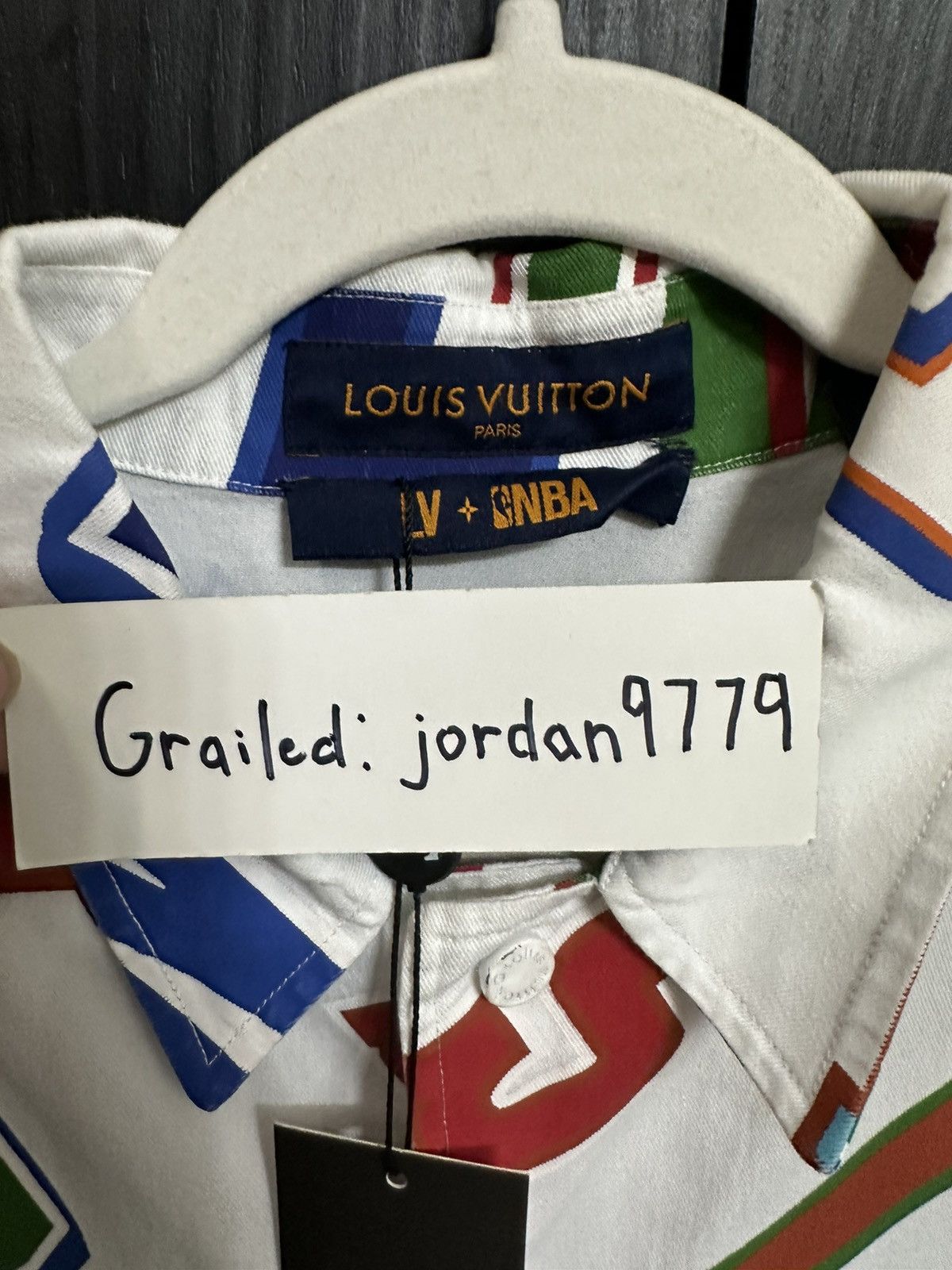 Louis Vuitton × NBA Louis Vuitton x NBA Letters Shirt Medium Size US M / EU 48-50 / 2 - 3 Thumbnail