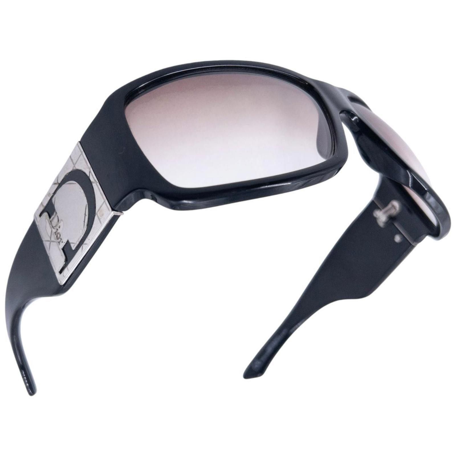 Dior Vintage Dior Embossed Sunglasses Size ONE SIZE - 4 Thumbnail