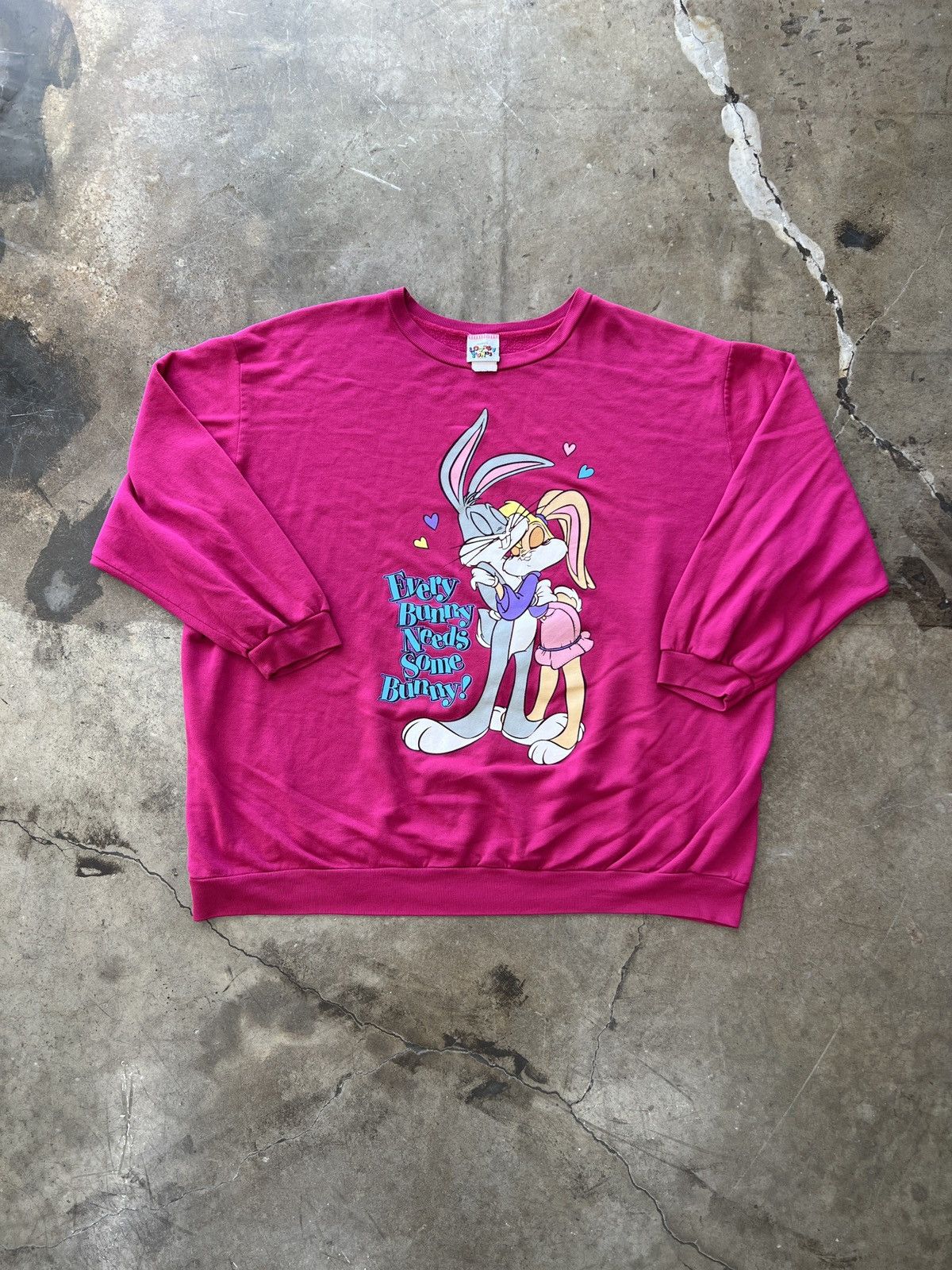 Vintage Vintage Looney Tunes Bugs Bunny and Lola Bunny Crewneck XL Size US XL / EU 56 / 4 - 2 Thumbnail