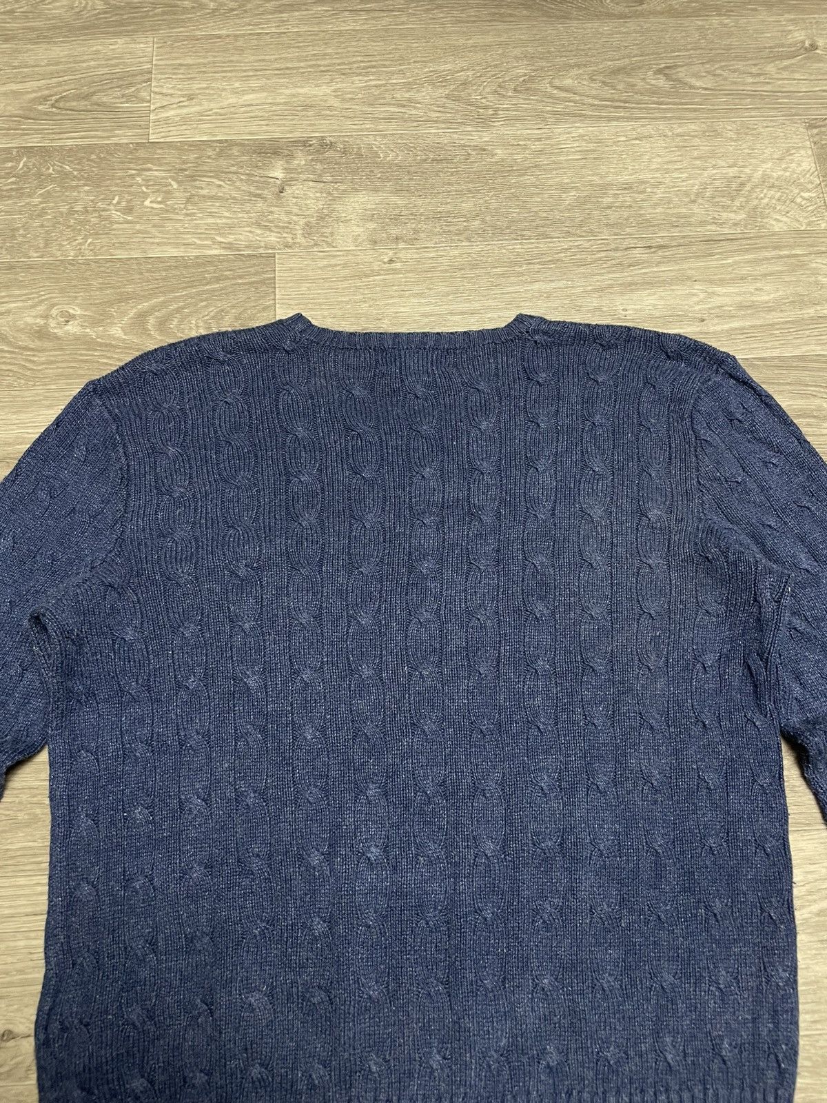 Polo Ralph Lauren Vintage Polo Ralph Lauren 100% Silk Cable Knit Sweater Size L / US 10 / IT 46 - 12 Thumbnail