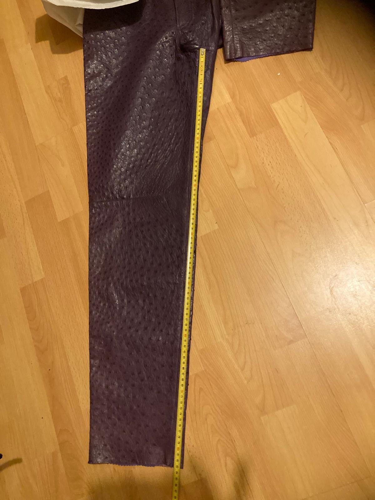 Hermes Hermes Real Ostrich Leather Pants early 90 Size 30" / US 8 / IT 44 - 13 Thumbnail