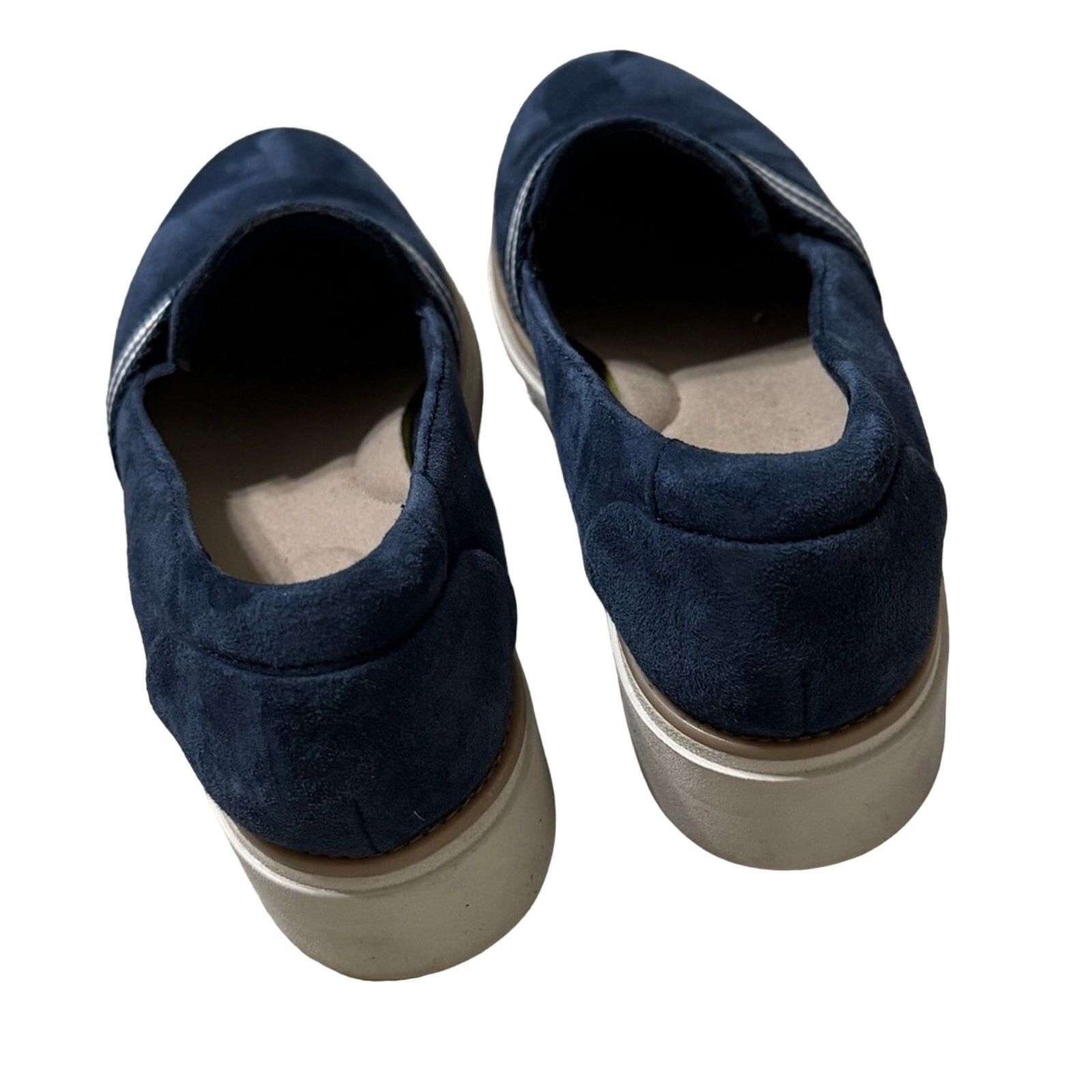 Clarks Clarks Sharon Bay Low Wedge Slip On Shoes Blue Size 6 Size US 6 / IT 36 - 4 Thumbnail