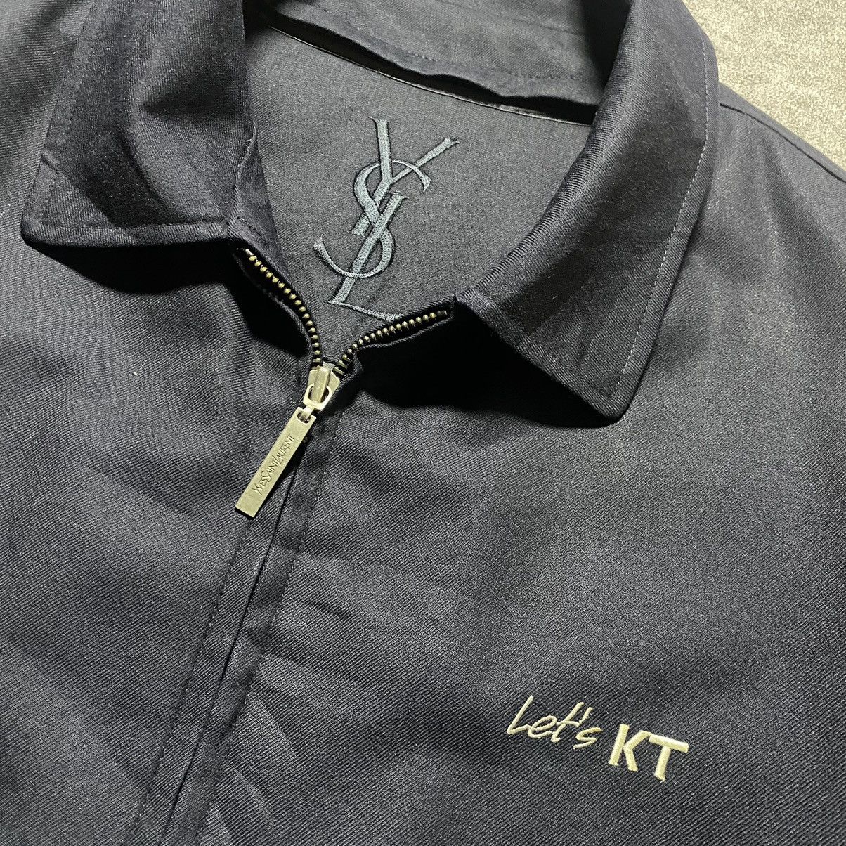 Yves Saint Laurent YSL Vintage Yves Saint Laurent Big Logo Jacket Size US L / EU 52-54 / 3 - 3 Thumbnail