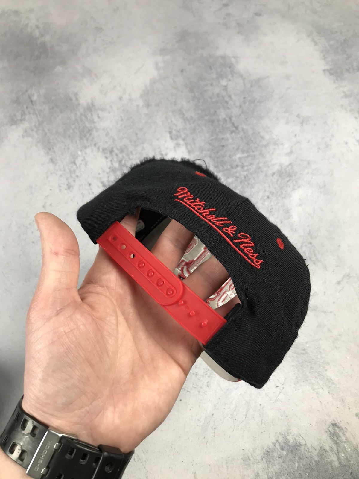 NBA × Vintage Vintage Chicago Bulls Mitchell Ness Jordan Wool Hat Cap Size ONE SIZE - 7 Thumbnail