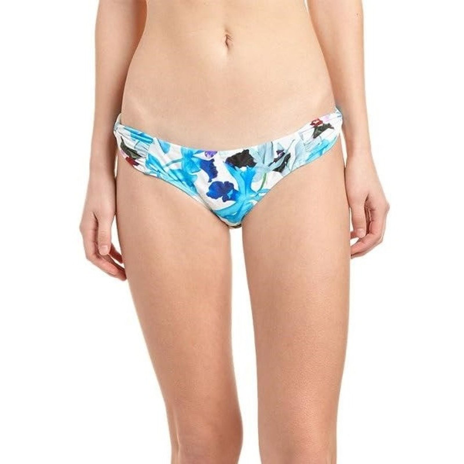 The Unbranded Brand 6 Shore Road by Pooja Women Blue Knot Bikini Bottoms Size L Size ONE SIZE - 2 Thumbnail