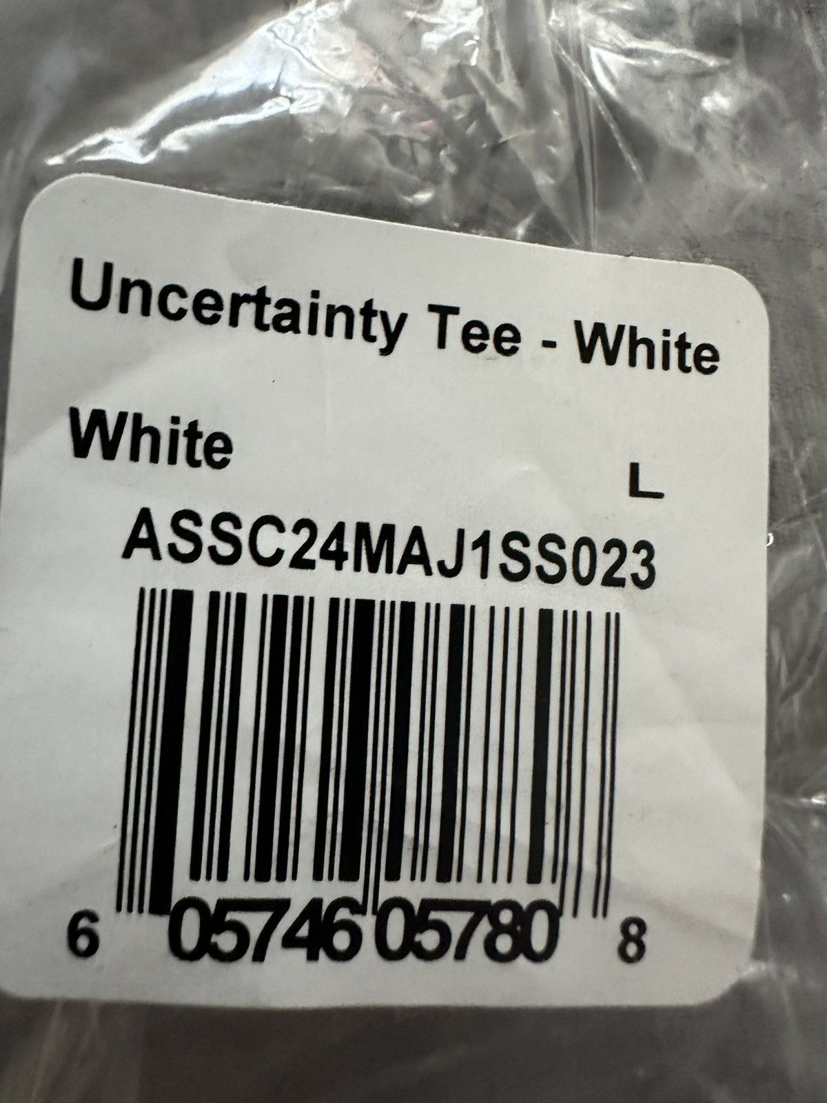 Anti Social Social Club Anti Social Social Club Uncertainty Tee White Size US L / EU 52-54 / 3 - 8 Thumbnail