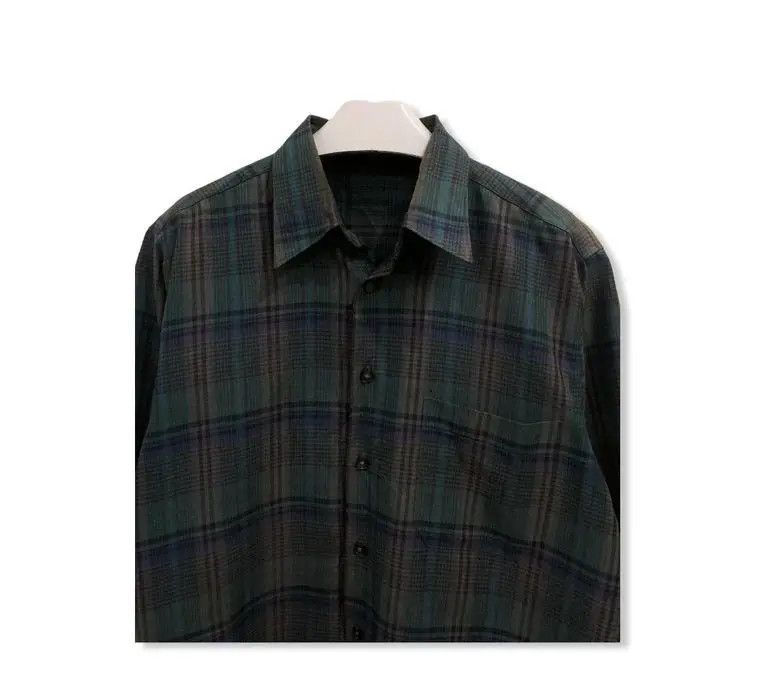 Vintage Vintage Plaid Tartan Flannel Shirt 👕 Size US M / EU 48-50 / 2 - 2 Thumbnail