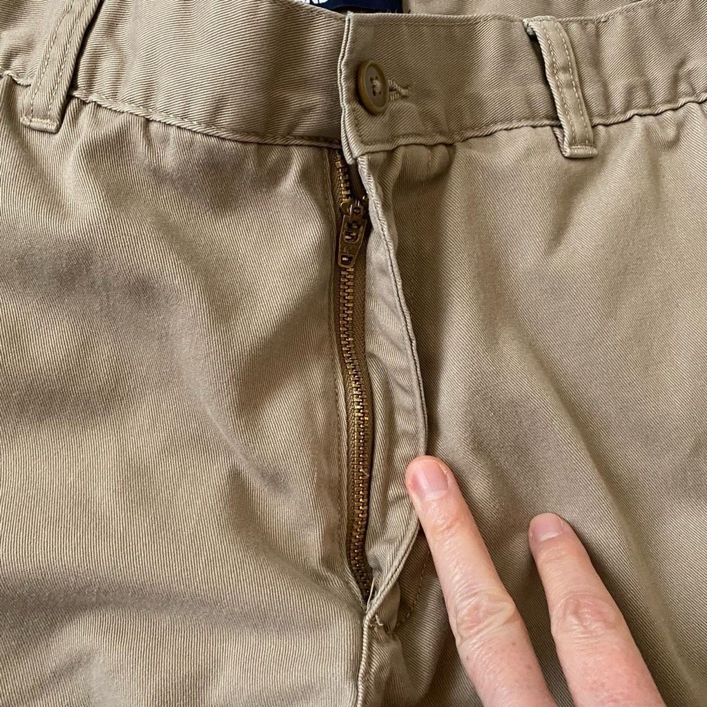 Lands' End Lands End men 30/30 cotton blend flat front tan chinos Size US 30 / EU 46 - 5 Thumbnail