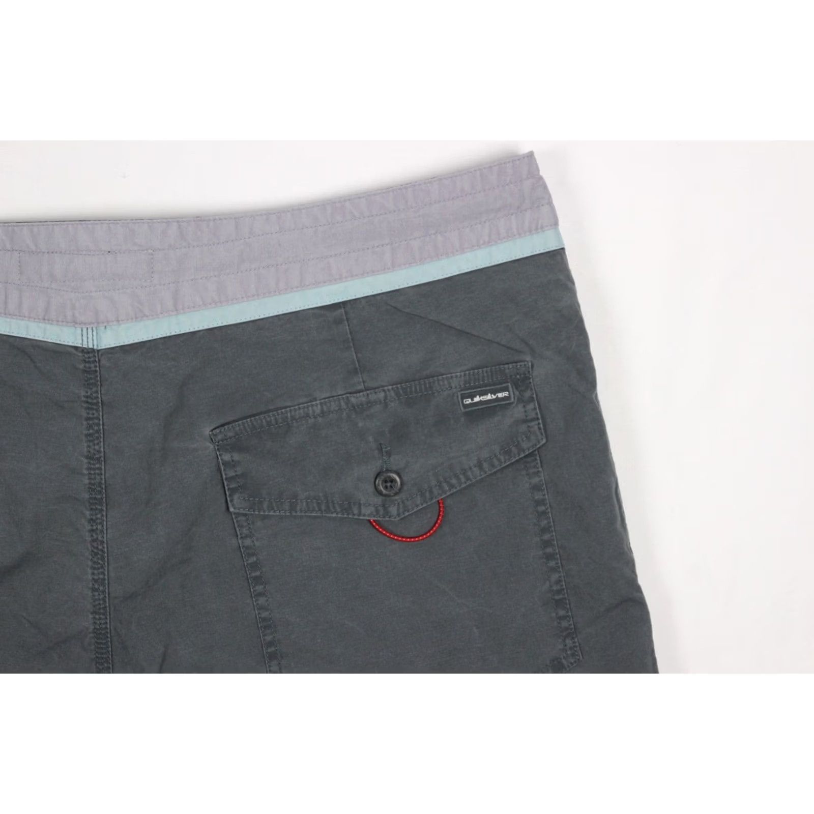 Quiksilver Quiksilver Men's Street Trunk Board Shorts 38 Gray 8" Inseam Bottoms Swimwear Lifeguard Surfing Regular XS? Size US 38 / EU 54 - 3 Thumbnail