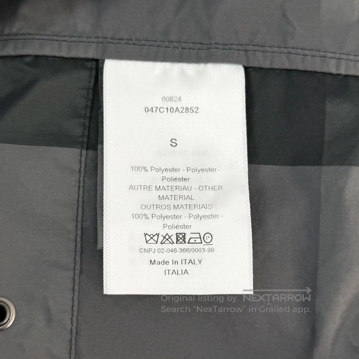 Dior dior black gray plaid logo hooded jacket. Size US S / EU 44-46 / 1 - 6 Thumbnail