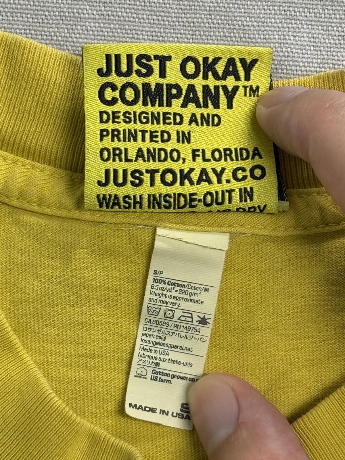Other Just Okay Company T-shirt It's Ok to Be Just Okay - S Size US S / EU 44-46 / 1 - 3 Thumbnail