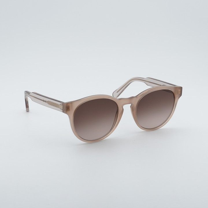 Salvatore Ferragamo Salvatore Ferragamo SF1068S 278 Sunglasses Sand Round Frame Size ONE SIZE - 8 Thumbnail