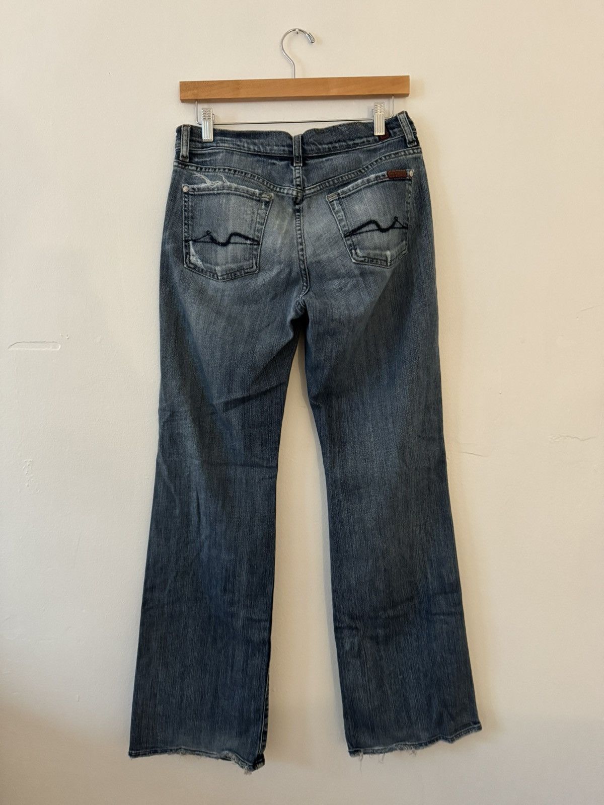 7 For All Mankind Vintage ripped boot-cut jeans Size US 30 / EU 46 - 3 Thumbnail
