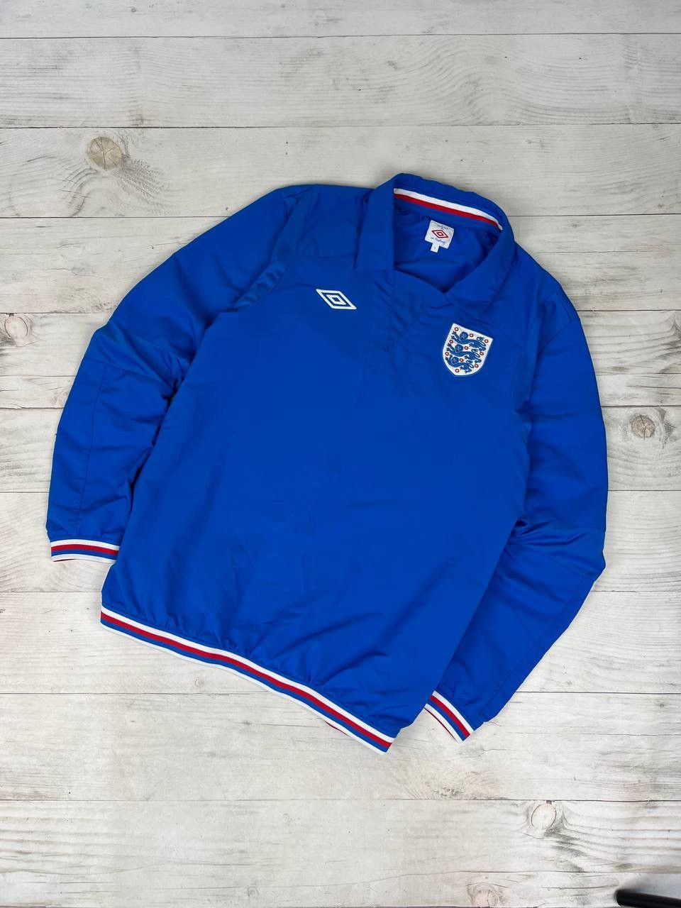 Umbro Umbro England 2010 2011 Training Drill Top Jacket Soccer Size US L / EU 52-54 / 3 - 1 Thumbnail