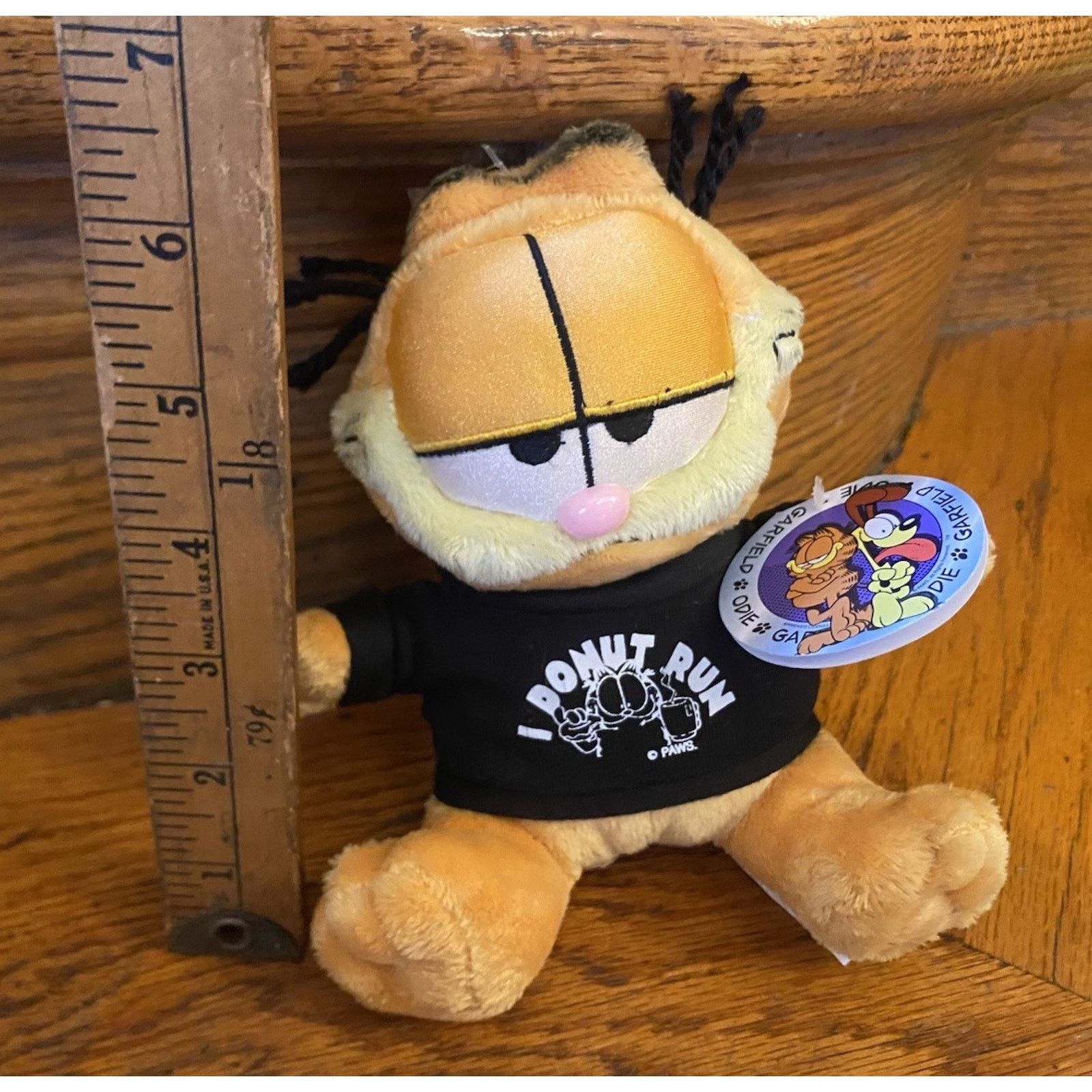 Vintage Vintage Garfield Stuffed Cat “I Donut Run” Size ONE SIZE - 5 Thumbnail
