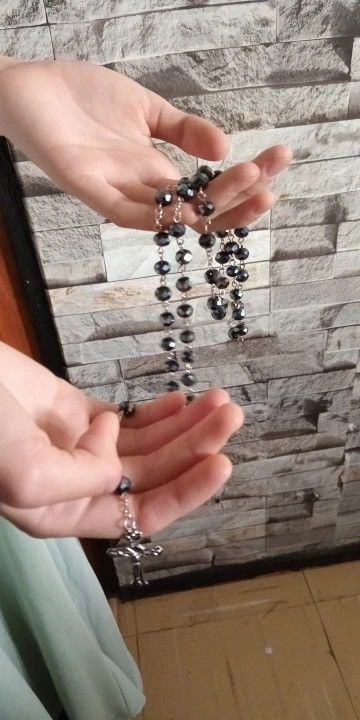 Jewelry cross chains pendent beads chain Size ONE SIZE - 2 Thumbnail