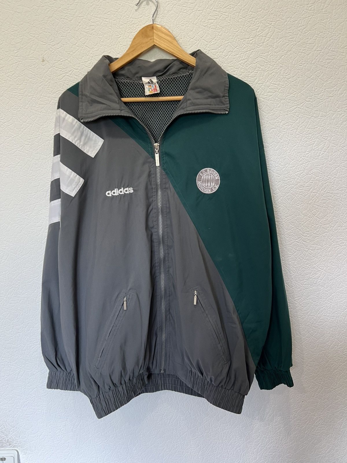 Adidas Vintage 90’s Adidas Bayern Munich Soccer Track Jacket Size US S / EU 44-46 / 1 - 1 Thumbnail