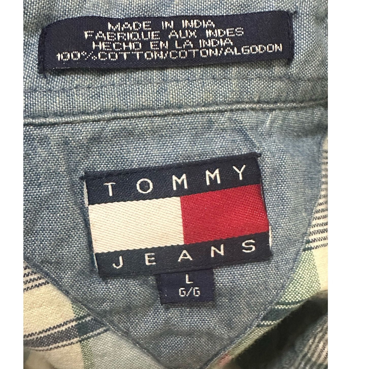Tommy Hilfiger Tommy Hilfiger plaid short sleeves button men shirts size L Size US L / EU 52-54 / 3 - 3 Thumbnail