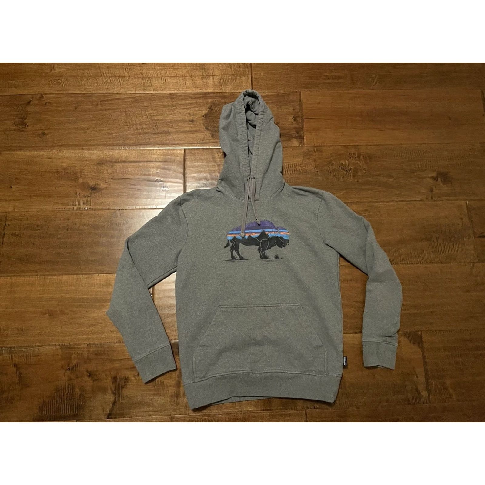 Patagonia Patagonia Fitz Roy Bison Uprisal Hoody Hoodie Sweatshirt Gray Men's Small Size US S / EU 44-46 / 1 - 2 Thumbnail