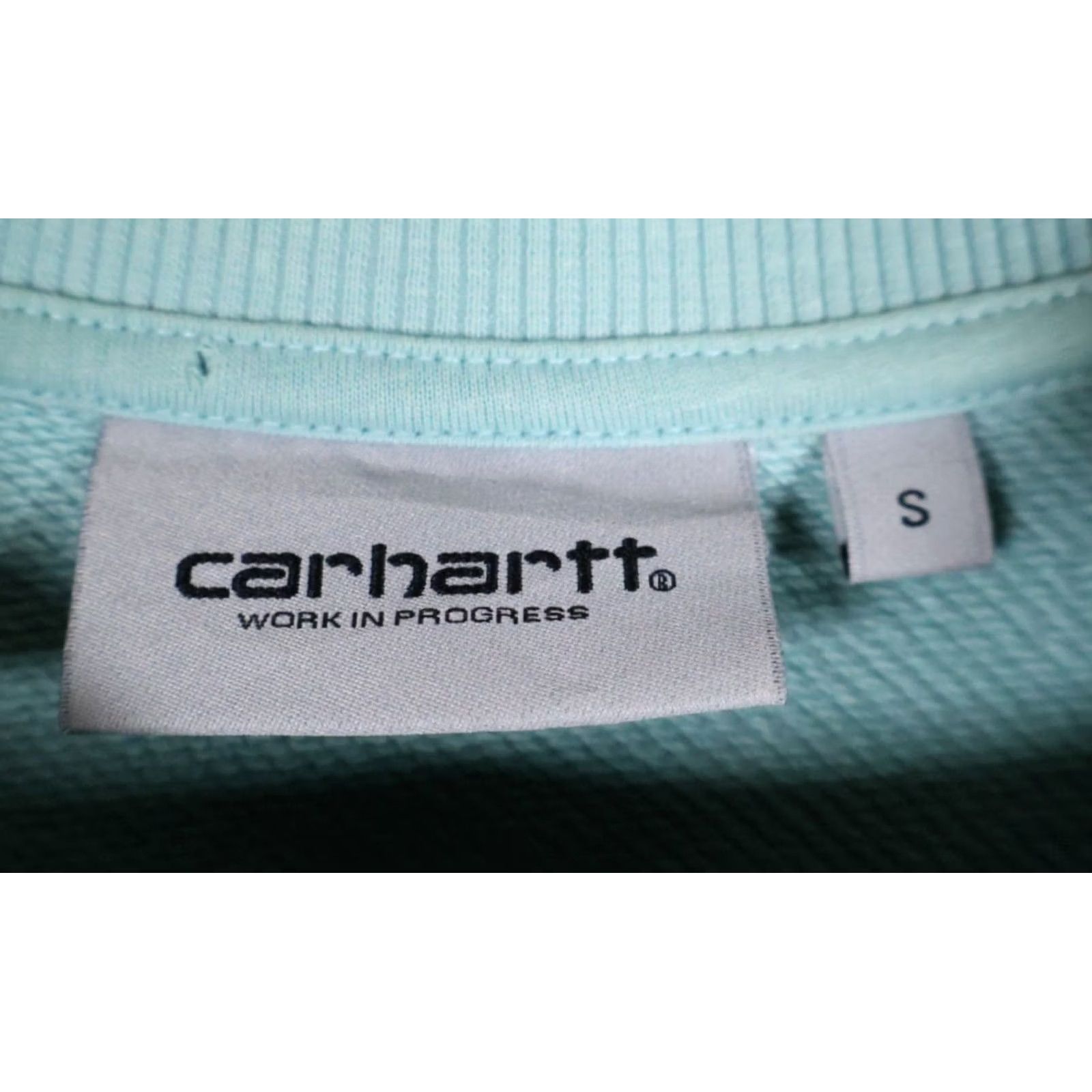 Carhartt Wip Carhartt WIP Sweatshirt Men Small Mint Green Pocket Loose French Terry Size US S / EU 44-46 / 1 - 3 Thumbnail