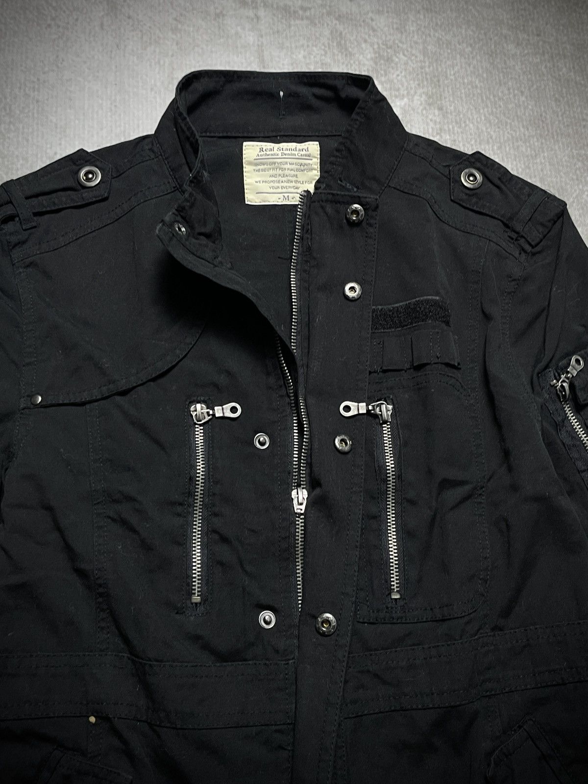 Japanese Brand 2000’s Real Standard - Vkei Style Bondage Parka Jacket Size US M / EU 48-50 / 2 - 7 Thumbnail