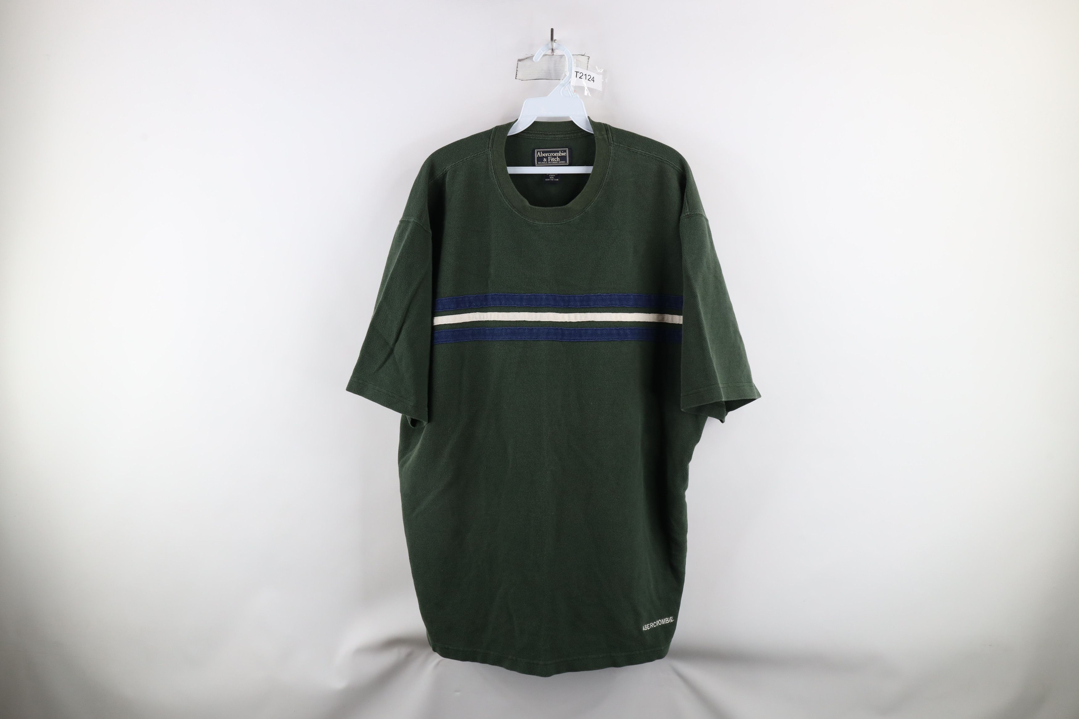 Abercrombie & Fitch × Vintage Vintage 90s Abercrombie & Fitch Thermal Knit T-Shirt USA Size US XXL / EU 58 / 5 - 1 Thumbnail