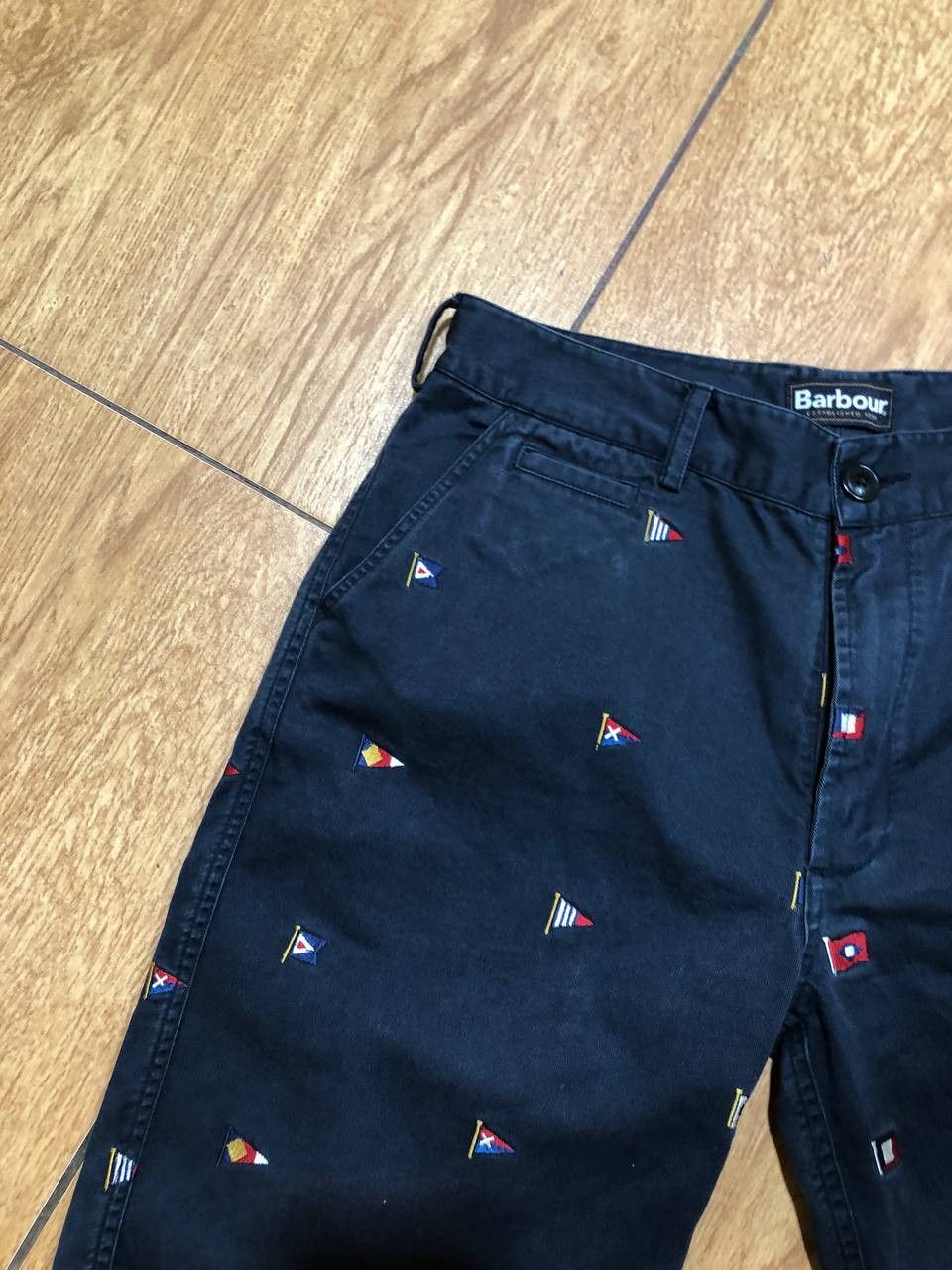 Barbour Barbour Stitched Flags Nautical Shorts Blue Navy Size US 32 / EU 48 - 16 Thumbnail