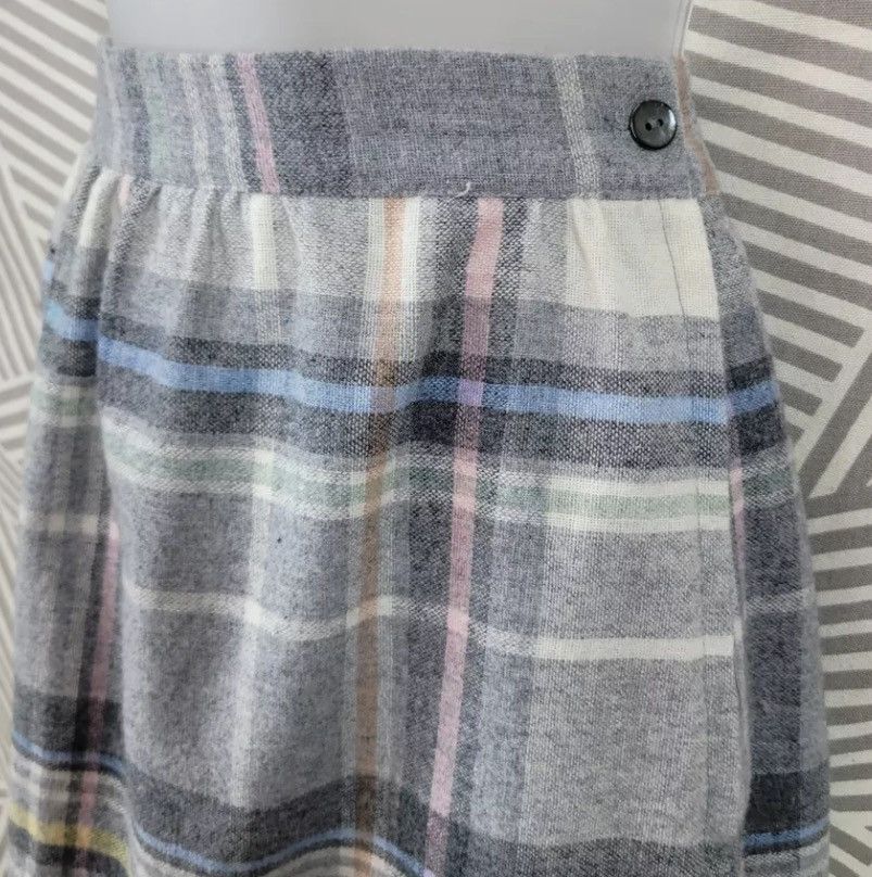 Vintage VTG Plaid Midi Skirt Size 28" / US 6 / IT 42 - 3 Thumbnail