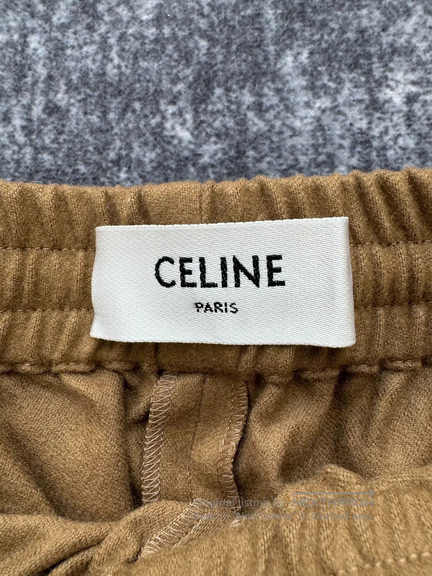 Celine celine beige cashmere casual pants. Size 37" - 3 Thumbnail