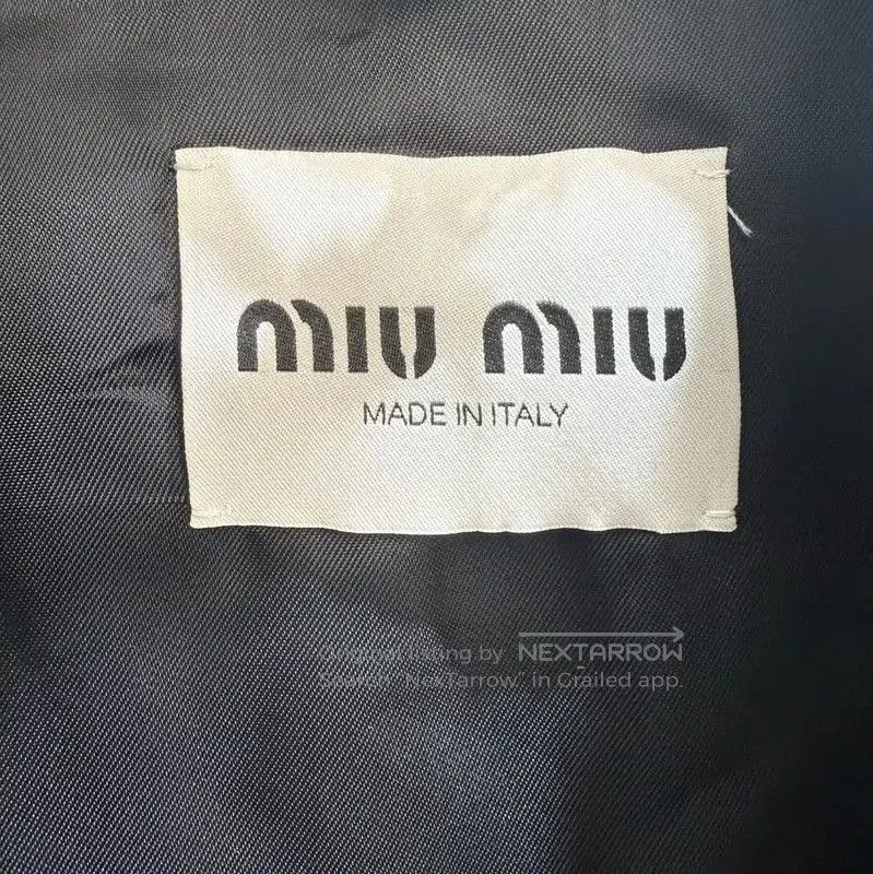 Miu Miu Miu Miu Black Cotton Women's Jacket . Size XS / US 0-2 / IT 36-38 - 5 Thumbnail
