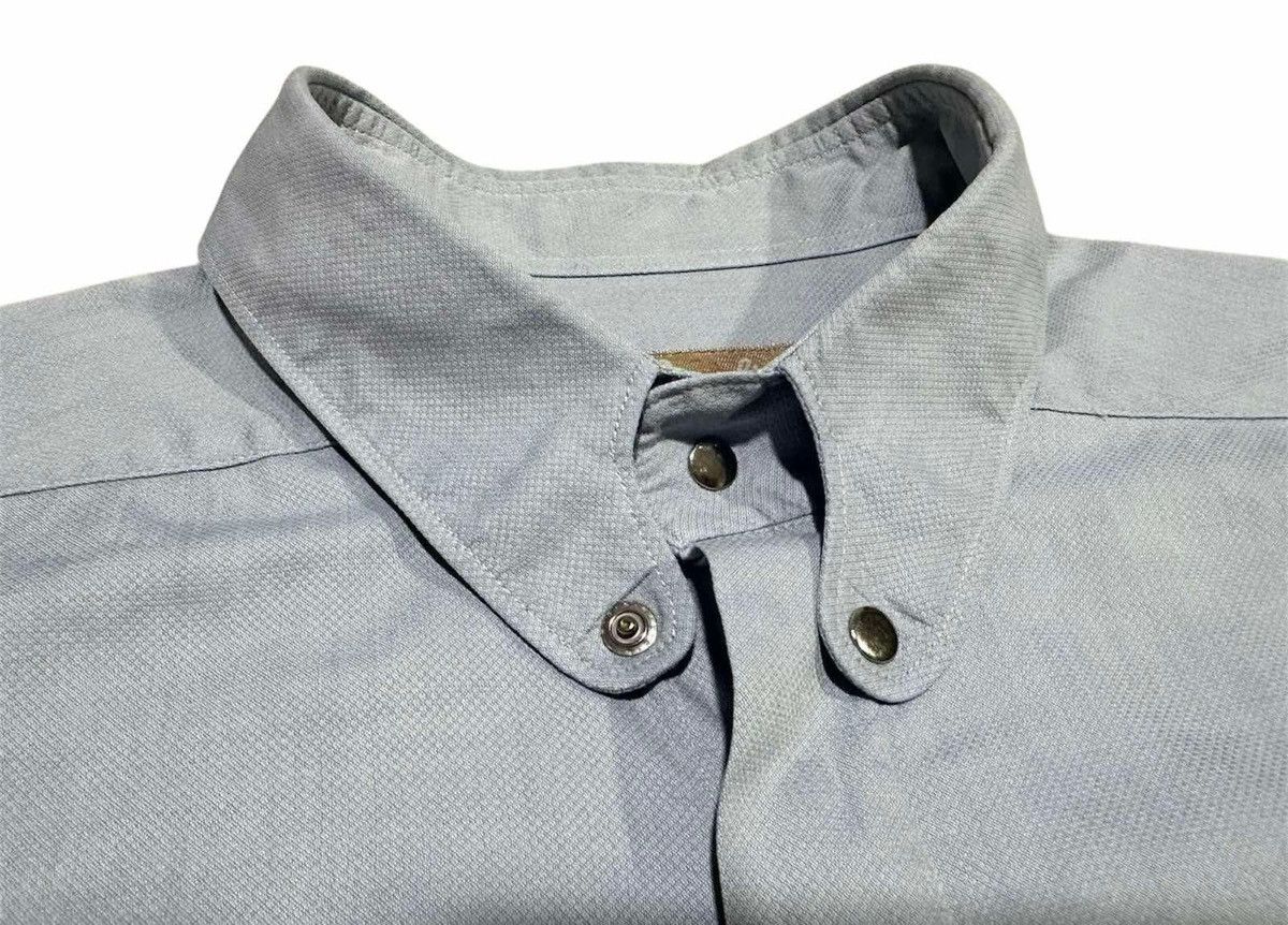 Thierry Mugler 🔥80s Thierry Mugler French Collar Hidden Snap Button Shirt Size US XL / EU 56 / 4 - 5 Thumbnail