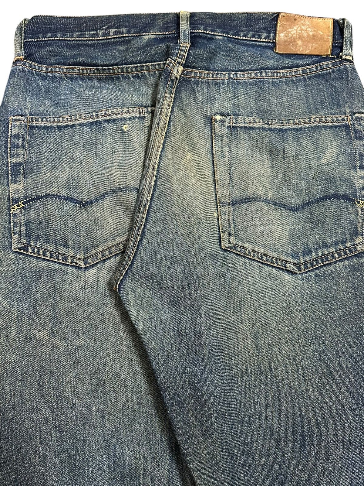 Japanese Brand Vintage Japan Post O’All Selvedge Mud Wash Style Jeans Size US 30 / EU 46 - 6 Thumbnail