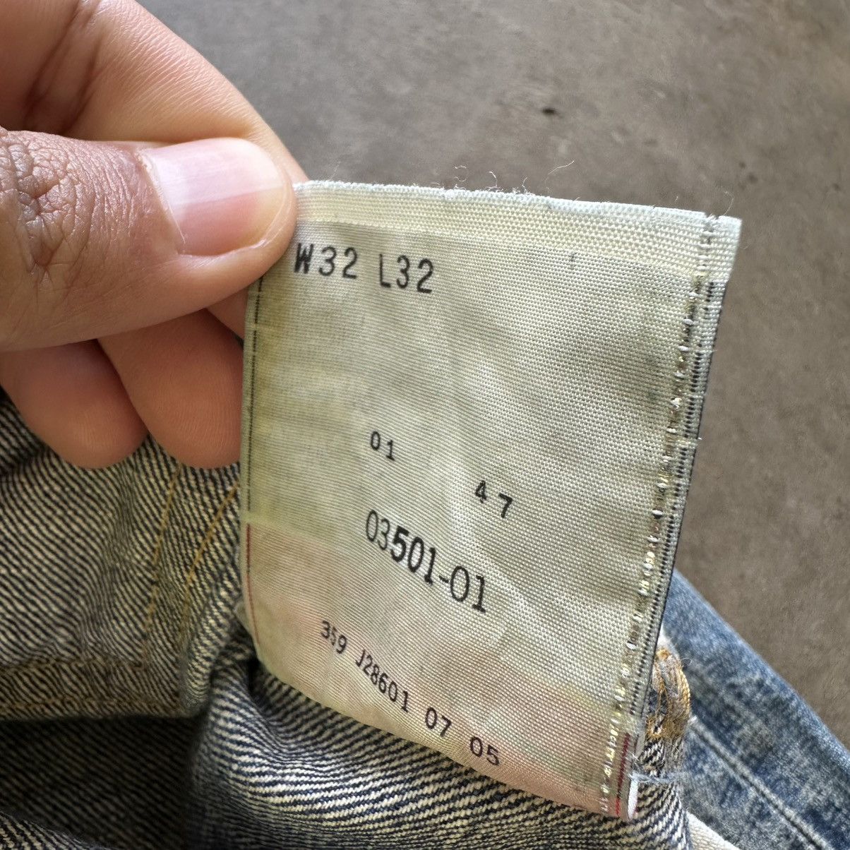 Japanese Brand Vintage Levi’s 501 Distressed Faded Denim Jean Pant W32 Size US 32 / EU 48 - 8 Thumbnail