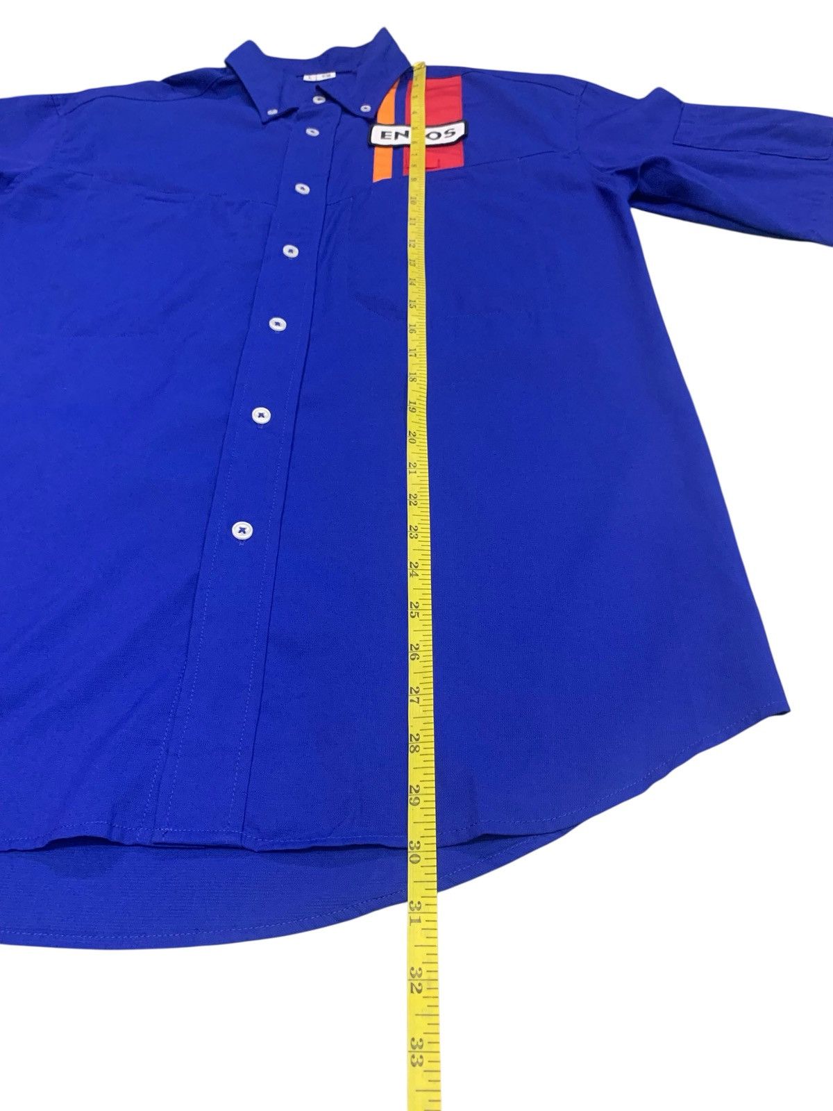 Vintage Vintage Y2K Eneos Small Logo Worker Button Ups Shirt Size US L / EU 52-54 / 3 - 7 Thumbnail