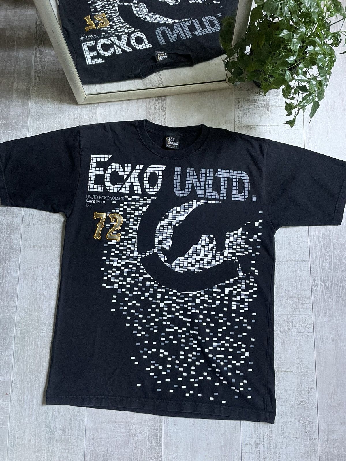 Ecko Unltd. Vintage Ecko Unltd 72 Black T-Shirt 90’s Hip-Hop Rap RARE Size US L / EU 52-54 / 3 - 2 Thumbnail