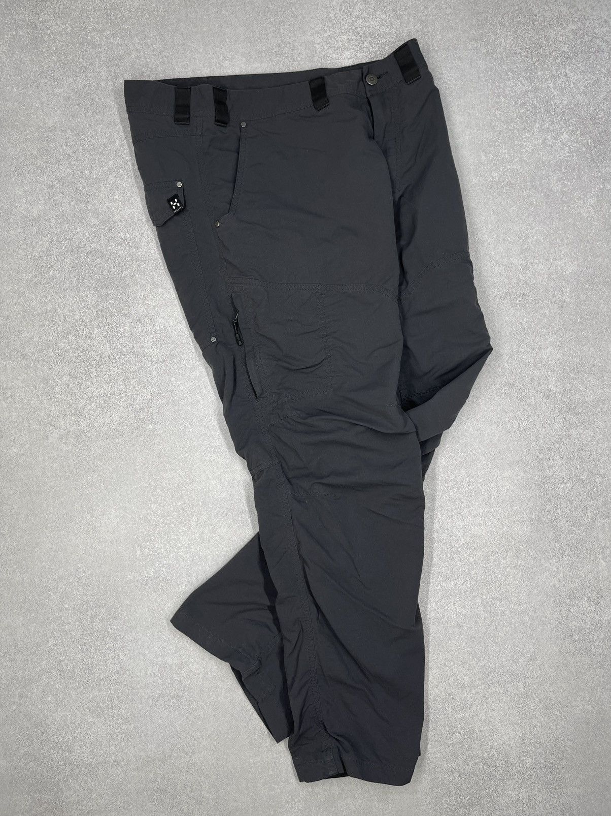 Haglofs Mens Haglofs Nylon Grey Pants Outdoor Gorpcore Size US 34 / EU 50 - 4 Thumbnail