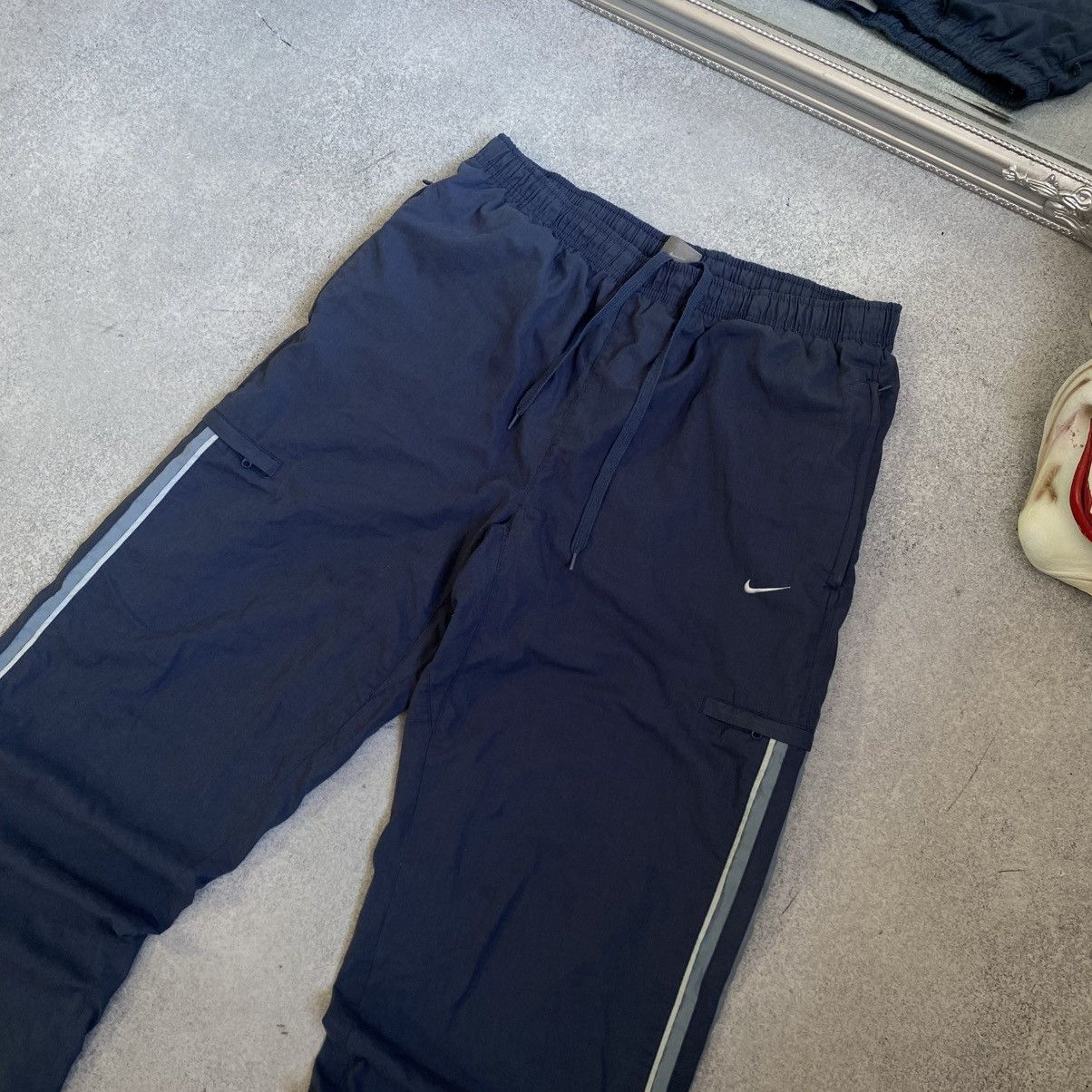 Nike Vintage Nike Track Pants Nylon Striped 00s Y2K Baggy Size US 34 / EU 50 - 3 Thumbnail