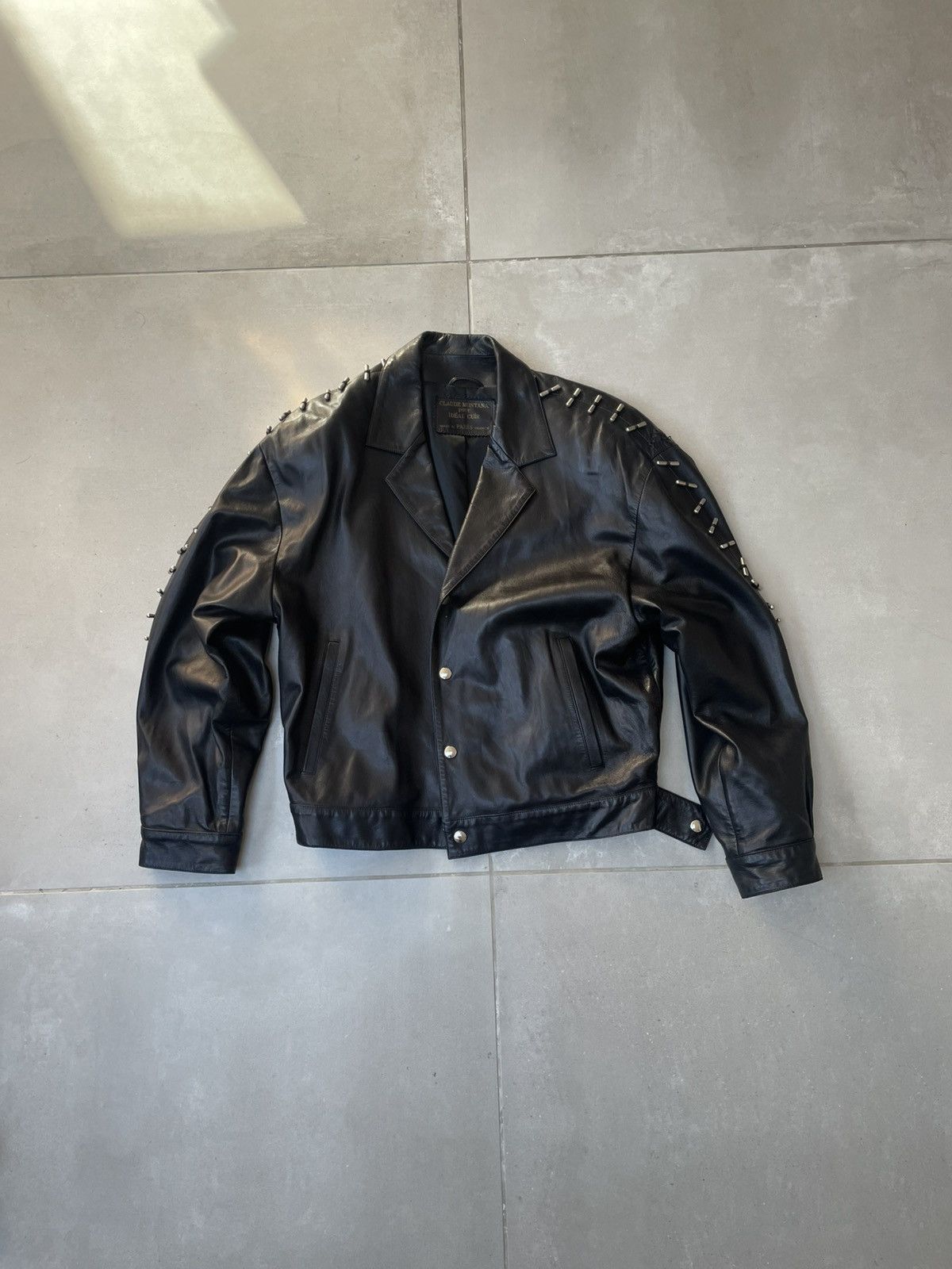 Claude Montana Claude Montana runway leather jacket Size US M / EU 48-50 / 2 - 1 Thumbnail