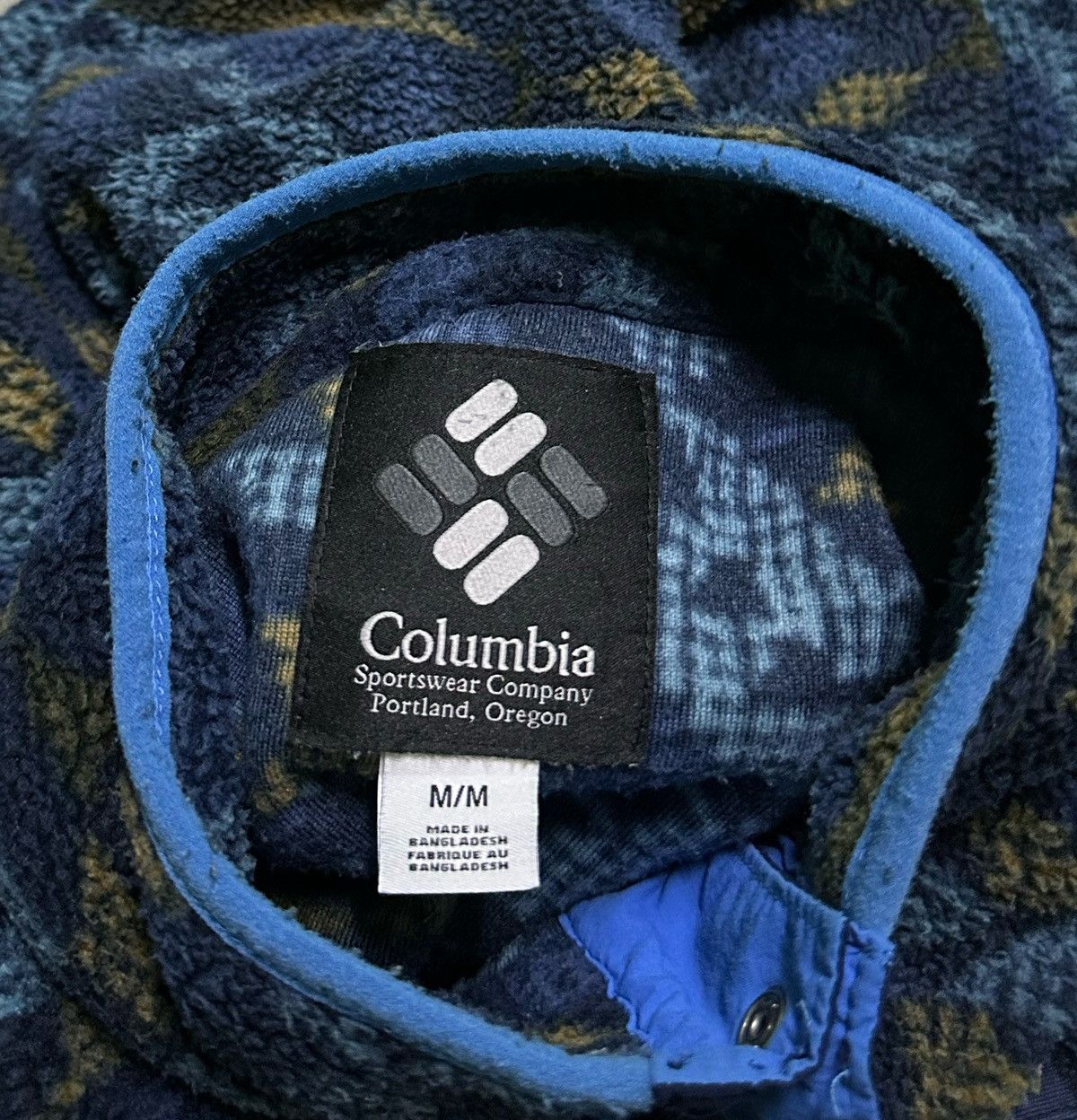 Columbia Vintage Columbia Helvetia half snap printed fleece in canyon Size US M / EU 48-50 / 2 - 6 Thumbnail