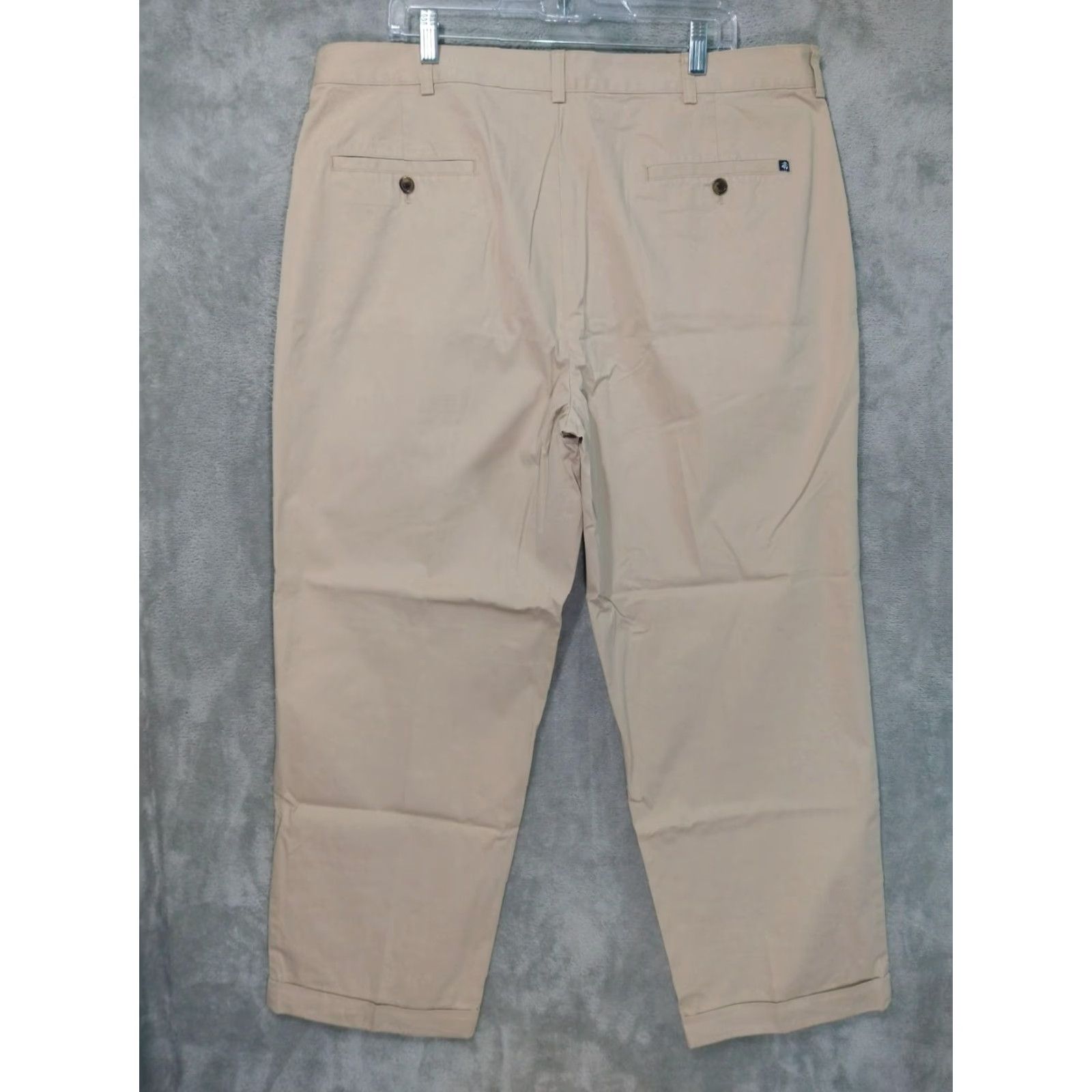 Brooks Brothers Brooks Brothers Pants Mens 40x30 Beige Chino Pleated Tapered Leg Cuffed 346 Size US 40 / EU 56 - 2 Thumbnail