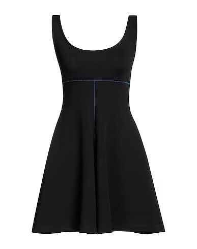 o1w1db10524 Floral Mini Dress in Black
