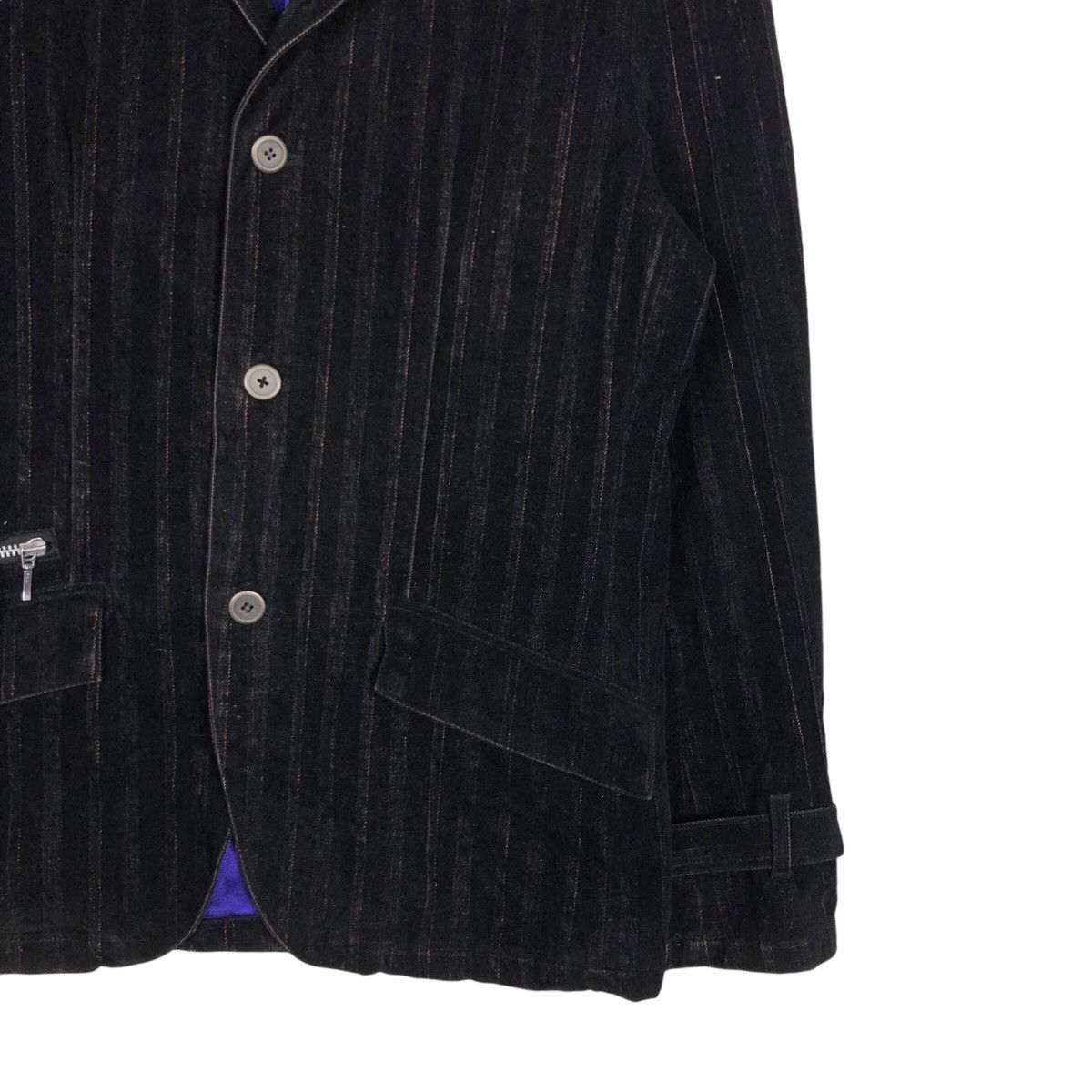 Japanese Brand × Vintage 📌Hickory Chore Jacket Pazzo Denim Issey Miyake Size US L / EU 52-54 / 3 - 6 Thumbnail